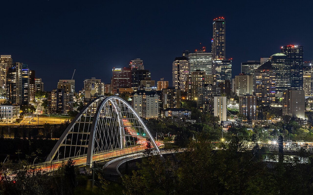 Edmonton new-build mortgage planning — Walterdale Bridge over the North Saskatchewan River